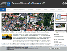 Tablet Screenshot of geseker-wirtschafts-netzwerk.de